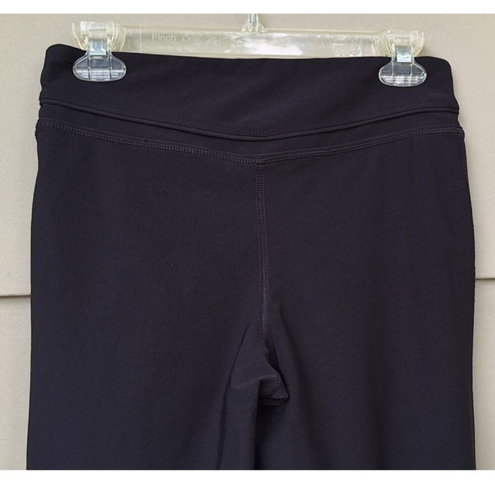 Nike Women's Fit Dry Wide Leg Flare Black Leggings Size S 30" inseam Logo Casual - Picture 5 of 9
